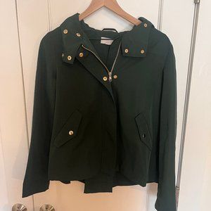 NWT Loft Green Anorak Rain Jacket